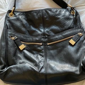 Michael Kors large leather shoulder bag